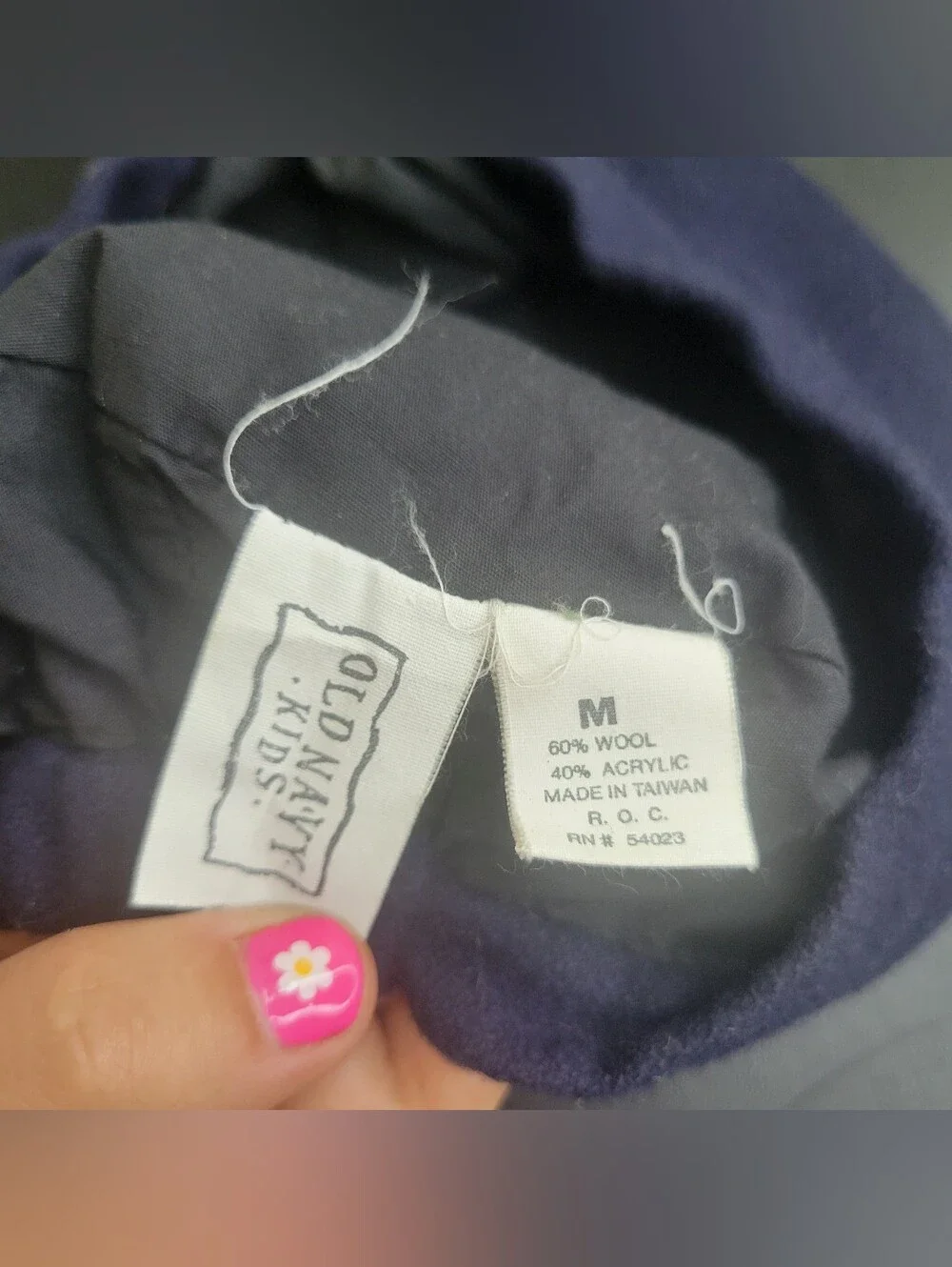 Old Navy Kids Navy Wool Blend Hat